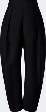 R&oacute;he R&oacute;he Wool and mohair barrel pants