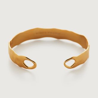 Monica Vinader Gold Siren Muse Bold Cuff
