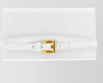 Balmain leather chain wallet