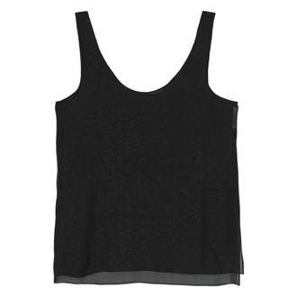 Gauch&egrave;re Zijdeachtige Blouse - Dames - Tops - Zwart - Maat: XS Zijde