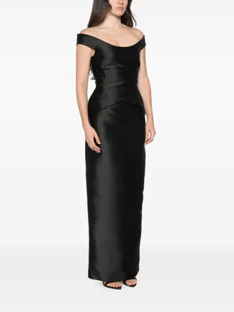 Solace London Pieta Dress - Black