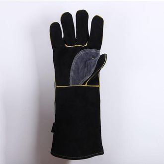 OEM Guantes Extremadamente Resistentes Al Fuego Y Al Calor, De Cuero Con Costuras De Kevlar, Perfectos Para Chimeneas, Estufas, Hornos, Parrillas, Soldadu