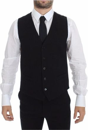 Dolce & Gabbana Suit Vests - Heren - Gillet - Zwart - XS - Kostuums