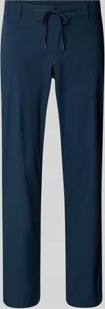 Selected Slim Fit Hose mit Tunnelzug Modell LERO in Marine, Gr&ouml;&szlig;e XL