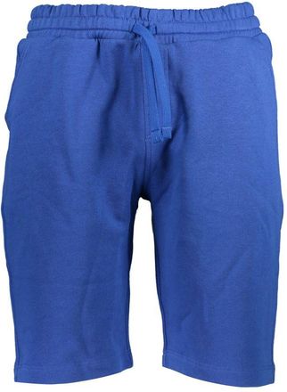 North Sails Mens Drawstring Casual Cotton Shorts - Medium Blue - Size Large