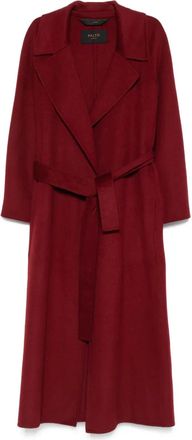 Paltò Cappotto con cintura - Rosso