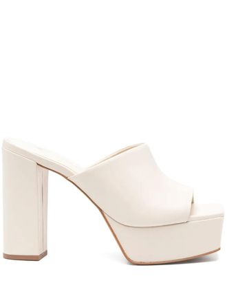 Carrano 110mm leather sandals - women - Calf Leather/Polyurethane/Calf Leather/Rubber - 39 - Neutrals