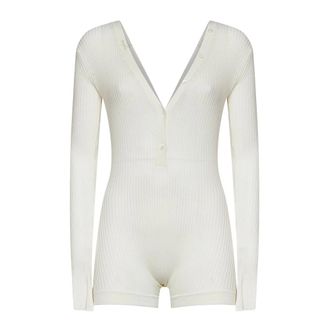 MUGLER Donna, Jumpsuits, Bianco, M, new