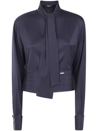 Dsquared2 Shirt Cropped Tuxedo