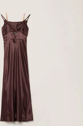 Miu Miu Long satin dress