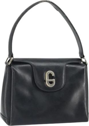 Gucci Pre-owned Vintage Handtas - Dames - Vintage Handtas - Zwart - ONE Size - Leer - Vintage
