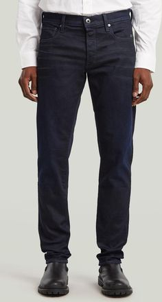 G-Star 3301 Regular Tapered Jeans II - Donkerblauw - Heren