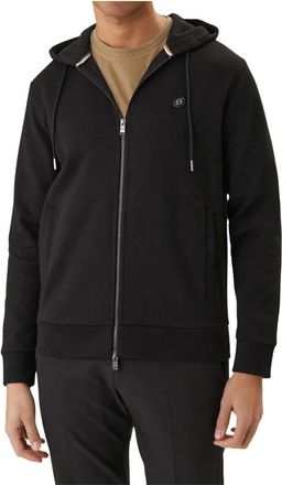 HUGO BOSS Hombre, Sudaderas, Negro, Talla: 2XL