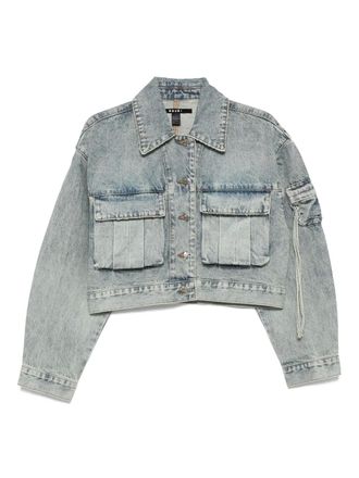Ksubi Campbell Echoes pocket-detail denim jacket - women - Cotton - M - Blue