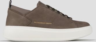 Alexander Smith Wembley Man in brown bottalato nubuck and smooth leather details