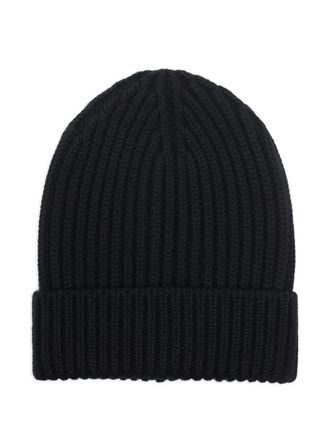 Dolce & Gabbana ribbed beanie - women - Fabric - One Size - Black