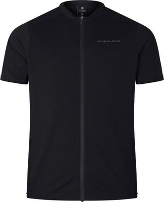 Endura Loop S/S Zipped Jersey Velotrikot f&uuml;r Herren | schwarz