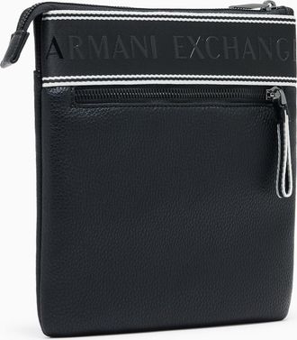 A|X Armani Exchange A|X Mens ian crossbody, BLACK, medium size