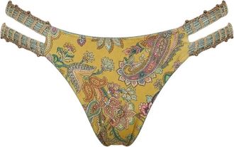 Del Maar Akana Double-Sided Bikini Bottom - Dames - Bikinis - Groen - M - Badmode