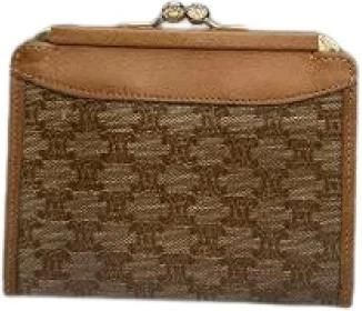 Celine Pre-owned Wallets, female, Beige, Size: ONE SIZE Pre-owned Leather Wallet