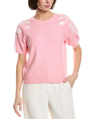 CeCe by Cynthia Steffe Embroidered Sweater