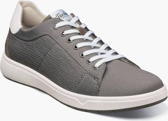Florsheim Mens Heist Knit Lace To Toe Sneaker Shoe In Grey