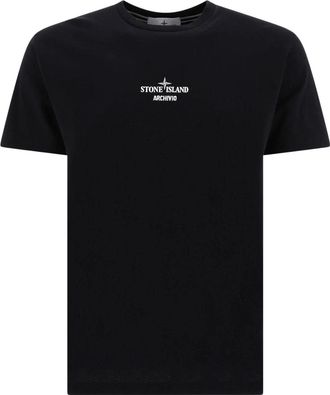 Stone Island Logo T-shirt Black 79152NS91-V0029