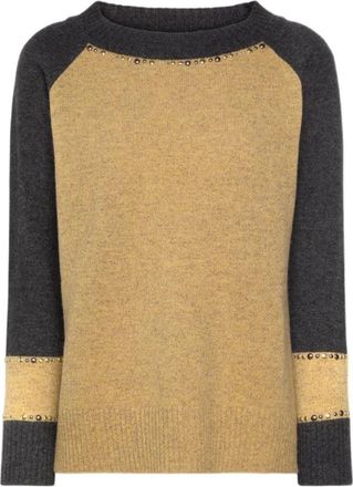 Elena Miro Mujer, Jerseys, Amarillo, Talla: XS