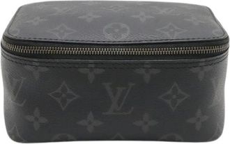 Louis Vuitton Pre-owned Cube De Rangement PM Monogram Eclipse Pouch - - Pre-owned - Donna - Nero - ONE SIZE
