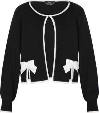 Faina Vest Dames zwart wit