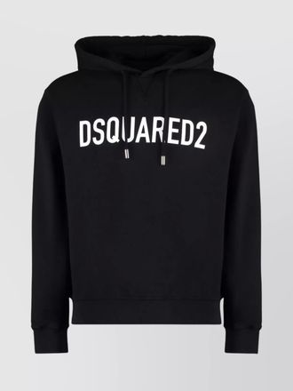 Dsquared2 logo print hooded sweater