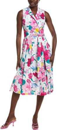 Anne Klein Notch Collar Wrap Dress
