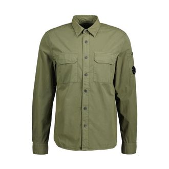 C.P. Company Stijlvol Overshirt - Heren - Casual Overhemden - Groen - XL - Katoen - Overhemden