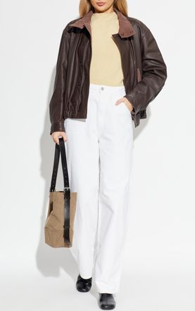 Christophe Lemaire High-waisted Jeans, Womens, White