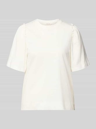 Selected Regular Fit T-Shirt aus reiner Baumwolle Modell PENELOPE in Weiss, Gr&ouml;&szlig;e XL