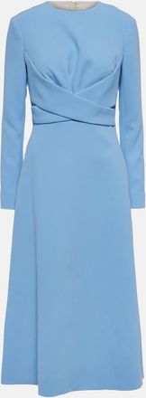 Emilia Wickstead Elta crepe midi dress