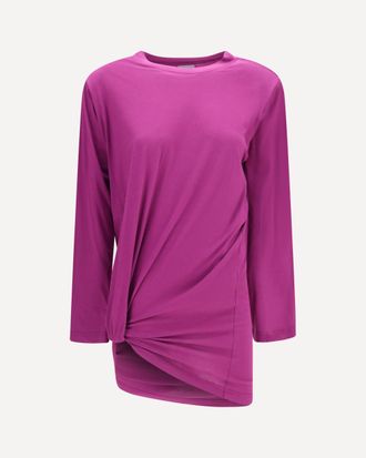 Balenciaga Asymmetric long-sleeve T-shirt Female M