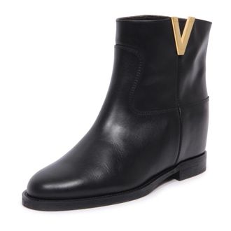 Via Roma 15 Wedges, female, Black, Size: 6 1/2 US Santa Monica Ankle Boot