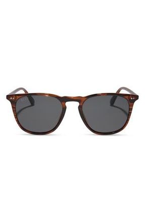 DIFF Eyewear Brody XL 51mm Square Sunglasses in Mahogany Tort at Nordstrom Rack