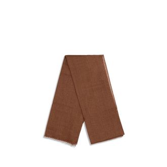 Brunello Cucinelli Womens Brown Cashmere Scarf