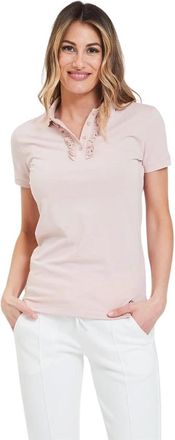 Colmar Polo Shirts, female, Pink, Size: M Polo Shirt
