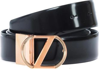 Ermenegildo Zegna Klassieke Zwarte Riem - Heren - Riemen - Zwart - 105 CM - Leer - Accessoires