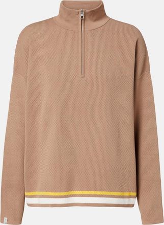 The Upside Veneto Carter knitted half-zip sweater