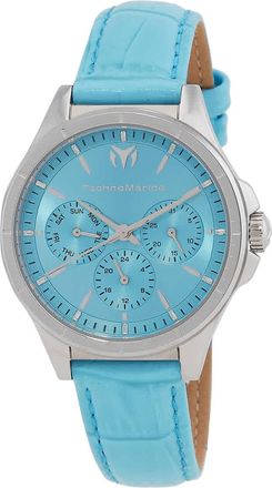 Technomarine MoonSun Date-DayQuartz Light Blue Dial Ladies Watch TM-822057