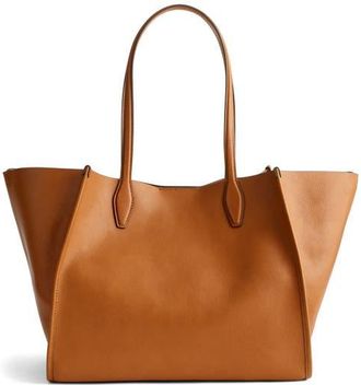 Madewell The Lexington Leather Tote in Hot Coffee at Nordstrom