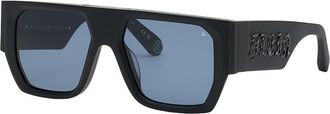 Philipp Plein Womens Master Oversize 54mm Sunglasses