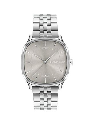 Calvin Klein Reloj Con Esfera Cuadrada De Acero Inoxidable