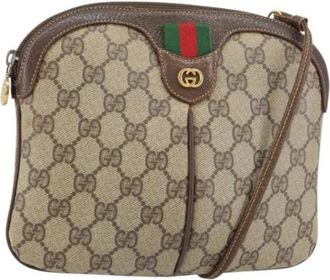 Gucci Pre-owned Cross Body Bags, female, Beige, Size: ONE SIZE Pre-owned Vintage Cross Body Bag