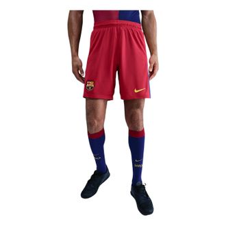 Nike x FC Barcelona 2025/26 Stadium Fourth Dri-FIT Replica Shorts Salsa Red Gym Blue Opti Yellow FZ1332-602