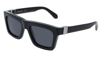 Ferragamo Grey Square Mens Sunglasses SF2071S 001 54